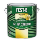 FEST-B S2141, antikorozní nátěr na železo, 0570 tmavě zelený, 2,5 kg