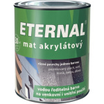 Eternal mat akrylátový univerzální barva na dřevo kov beton, 22 tmavě zelená, 700 g