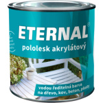 Eternal pololesk akrylátový univerzální barva na dřevo kov beton, Ral 9003 bílá, 350 g