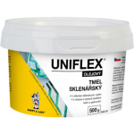 Uniflex olejový sklenářský tmel, přetíratelný, 500 g
