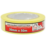 Mako Komfort lepicí páska zakrývací hladký krep, 7 dní, do 60 °C, 30 mm × 50 m