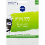 Nivea Urban Skin Detox 10 minutová detoxikační textilní maska pro všechny typy pleti 1 ks