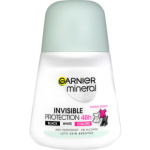 Garnier Mineral Invisible Black & White kuličkový antiperspirant, 50 ml