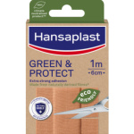 Hansaplast Green & Protect udržitelné textilní náplasti 1 m x 6 cm
