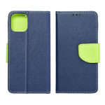 FANCY Book case for  XIAOMI Redmi 9A navy/lime 435750