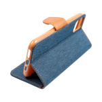 CANVAS Book case for XIAOMI Redmi 9AT / Redmi 9A navy blue 448364