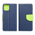 FANCY Book case for SAMSUNG A03 navy / lime 513534