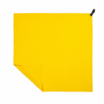 Spokey NEMO Rychleschnoucí ručník 40x40 cm, žlutý s karabinou, K839562