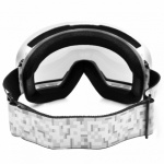 Spokey GRAYS lyžařské brýle šedo-bílé, K926694