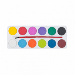 EASY Kids Vodové barvy se štětcem, 12 barev, S48510