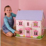 Hračka Bigjigs Toys Růžový domek pro panenky , JT101