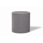 Květináč Keter Cylinder M Silver Grey, 224150