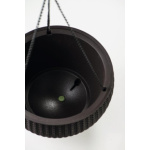 Květináč Keter Hanging Sphere whiskey hnědý, 229544