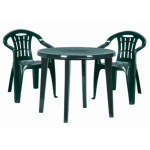 Plastová židle Keter Mallorca tmavě zelená, 220597