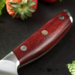 Nůž Dellinger nůž Utility 5" (130mm) Rose-Wood Damascus, XZ-B27RW5