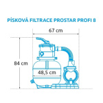 Písková filtrace Marimex ProStar Profi 8 , 10600024