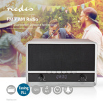 Rádio Nedis RDFM5200BN černá / hnědá, RDFM5200BN