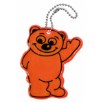 Přívěšek reflexní BEAR - oranžový, 01724