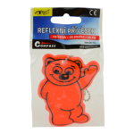 Přívěšek reflexní BEAR - oranžový, 01724