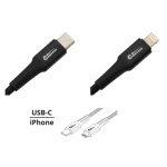 Datový a nabíjecí kabel SPEED USB-C / iPhone 480 Mb/s 1,5m, 07712
