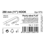 Stěrač FLAT BULK (HOOK) 11"/280mm, 10801