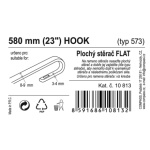 Stěrač FLAT BULK (HOOK) 23"/580mm, 10813