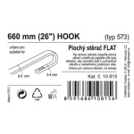 Stěrač FLAT BULK (HOOK) 26"/660mm, 10815