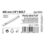 Stěrač FLAT BULK (BOLT) 18"/450mm, 10887