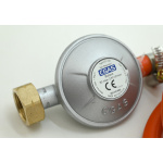Plynový regulátor tlaku 30mbar EN16129 - sada 0,9m hadice, 13606