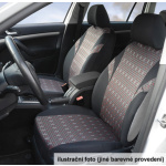 Potahy sedadel sada 9ks POLY barevné AIRBAG, 31680