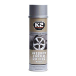 K2 SILVER LACQUER FOR WHEELS RALLY 500 ml - stříbrný lak na kola, amL332