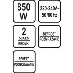 Topinkovač 700-850W, TO-67500