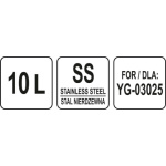 Náhradní mísa 10l pro mixér YG-03025, YG-03125