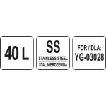 Náhradní mísa 40l pro mixér YG-03028, YG-03128