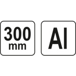 Tesařský trojúhelník hliníkový 300mm, YT-70787