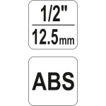 Rychlospojka hadicová 1/2", ABS plast, 12,5mm, YT-99801