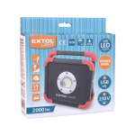 reflektor LED, 2000lm, USB nabíjení s powerbankou 43134