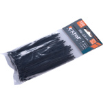 pásky stahovací na kabely černé, 100x2,5mm, 100ks, nylon PA66 8856152
