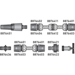 rychlospojka na hadici, 1/2", STOP ventil 8876402