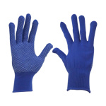 rukavice z polyesteru s PVC terčíky na dlani, velikost 9" 99714