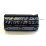 C 2200/50V JACKON kondenzátor 21-7-1061