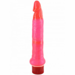 Úzký gelový vibrátor JELLY ANAL SLIM JIM VIBRATOR PINK, 3000007261