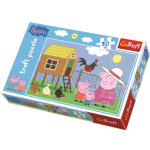 TREFL Puzzle Prasátko Peppa: Návštěva kurníku 30 dílků 110077