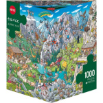 HEYE Puzzle Alpská legrace 1000 dílků 110234