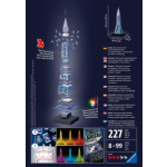 RAVENSBURGER Svítící 3D puzzle Noční edice Chrysler Building 216 dílků 116116