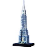 RAVENSBURGER Svítící 3D puzzle Noční edice Chrysler Building 216 dílků 116116