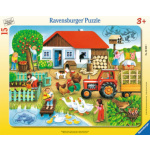 RAVENSBURGER Vkládačka Vesnice - co kam patří? 15 dílků 116200