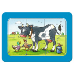 RAVENSBURGER Moje první puzzle Zvířecí kamarádi 3x6 dílků 117981