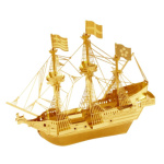 METAL EARTH 3D puzzle Loď Golden Hind (zlatá) 118198