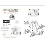 METAL EARTH 3D puzzle Loď Golden Hind (zlatá) 118198